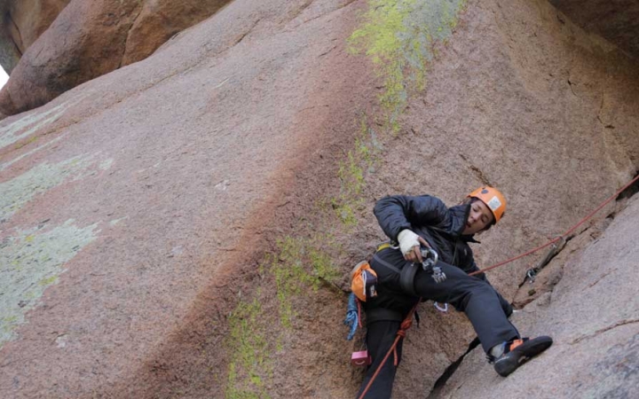 rock climbing trip for young adults in colorado rockies